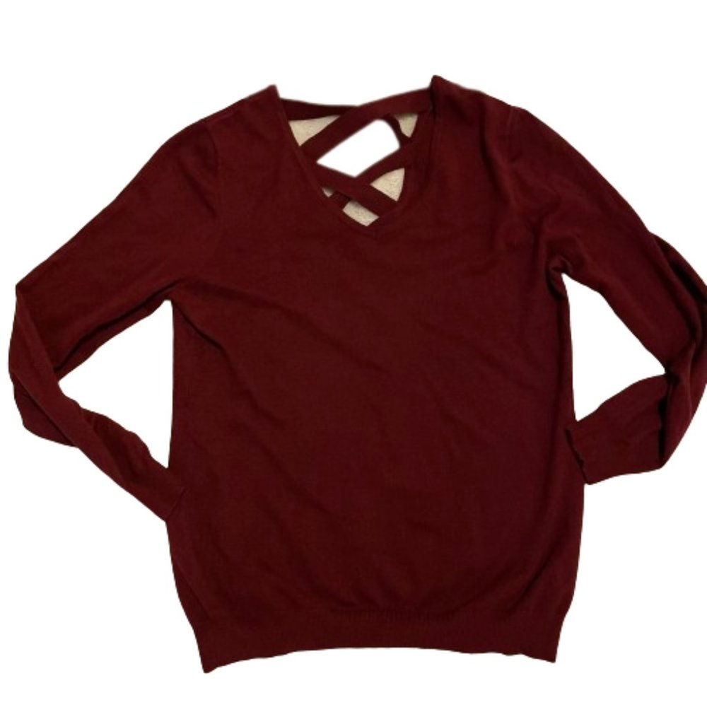 Love Always | Love Ellie | Stitch Fix | Burgundy Sweater